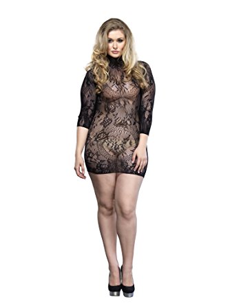 Queen Og En Sort Size Sag Flot Blonde Fræk I Gennemsigtig Kjole Szqgfx