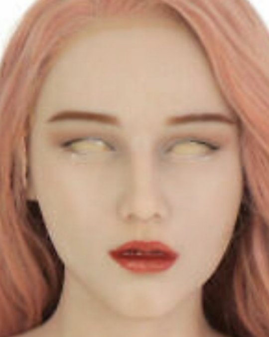 Kvindemaske i latex. Flere typer/modeller kan tages hjem. 