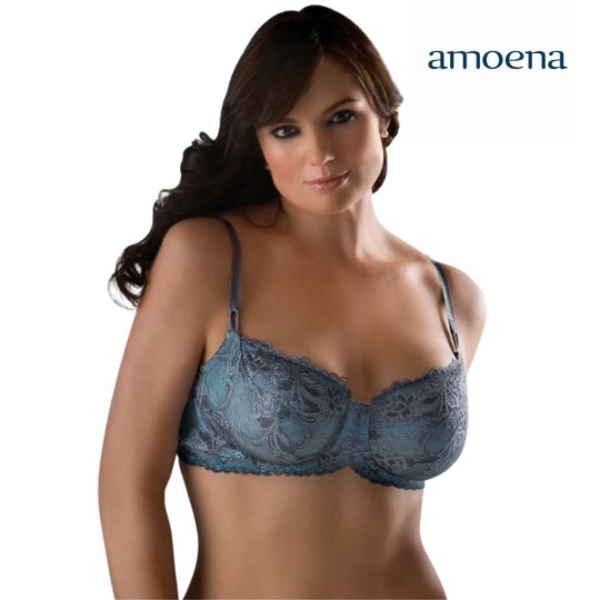 Amoena BH. Model Alexandra hvid med lomme. 70-85