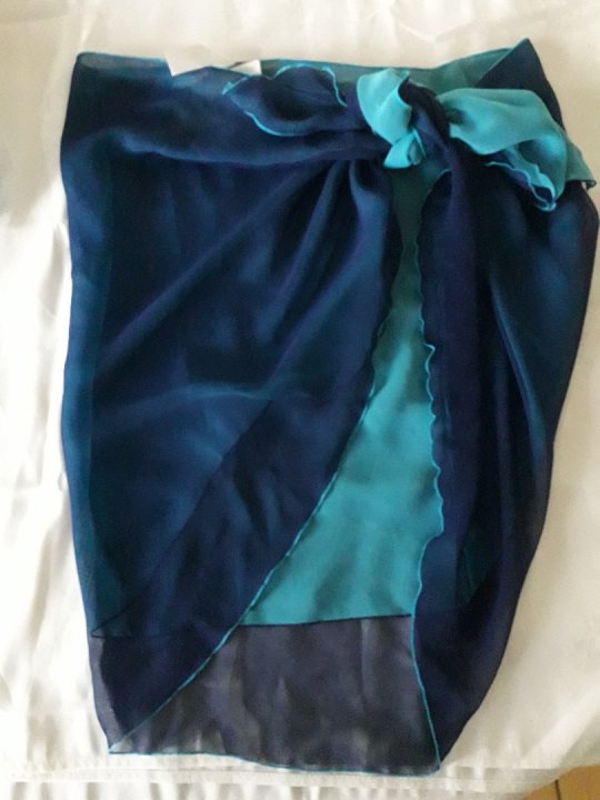Amoena skirt. Bali blå/turkis i one size.