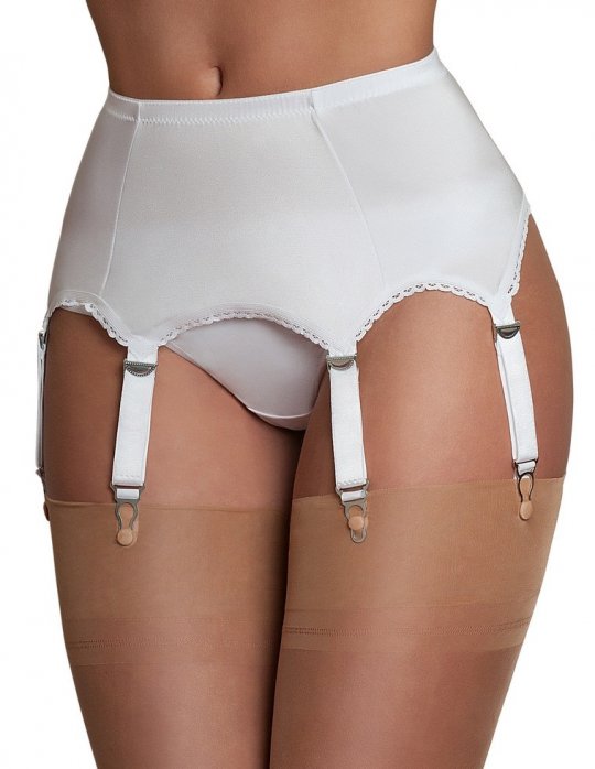 Hofteholder. Sort, rød eller hvid med 6 holdere. XS - 3XL